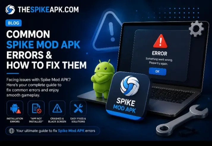 Spike Mod APK Errors&how tofix them