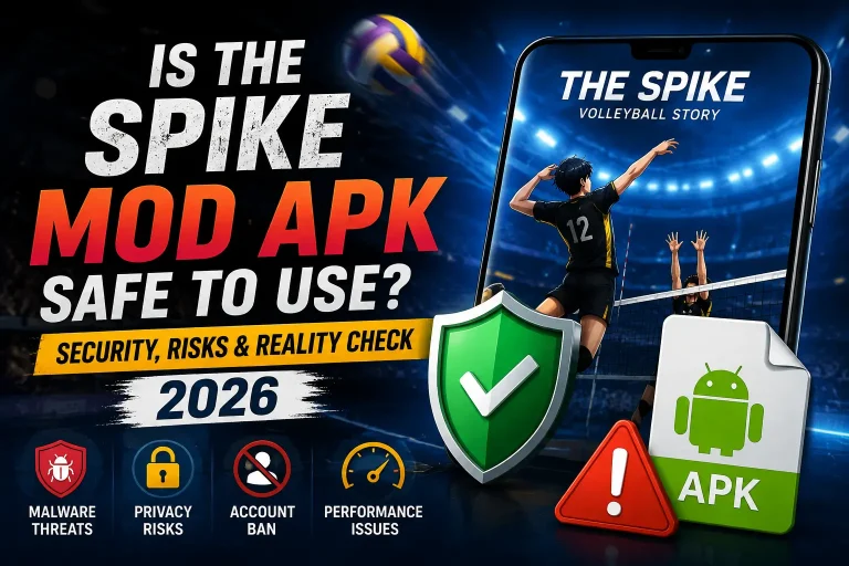 The Spike MOD APK safety, security risks and malware warning 2026