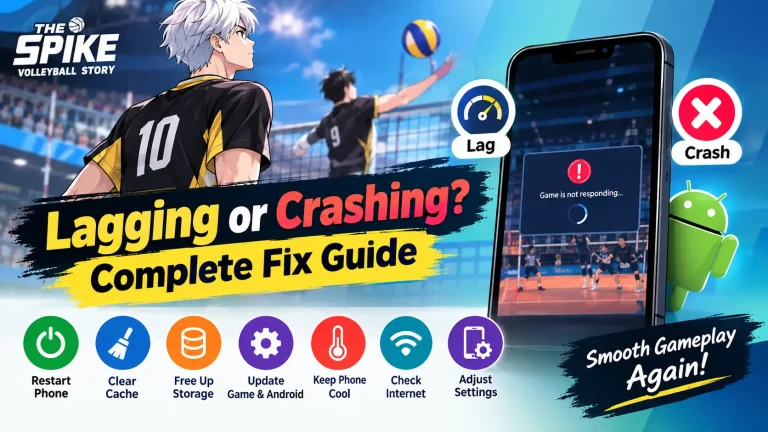 The Spike Volleyball Story lagging and crashing fix guide